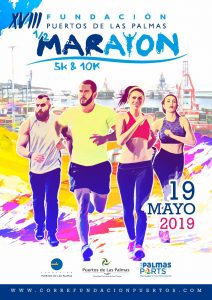 Cartel Media Maratón del Puerto 2019