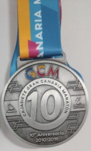 Medalla 10K Gran Canaria Maratón 2019