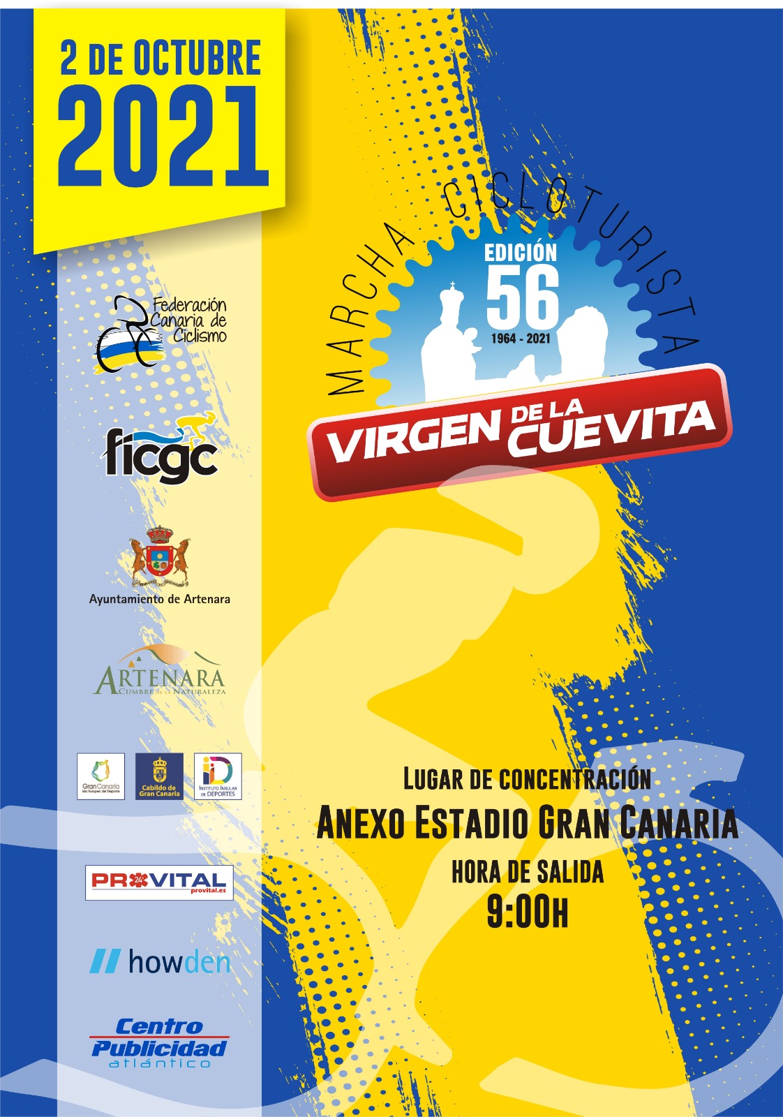 Cartel oficial de la Marcha Cicloturista Virgen de la Cuevita 2021