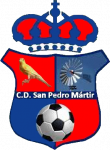 Escudo del CD San Pedro Mártir equipo que juega en el Campo de fútbol El Chapín