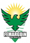 Escudo CD Femarguín Femenino equipo que juega en el campo de Arguineguín