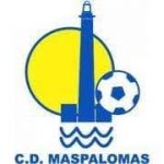 Escudo CD Maspalomas equipo que entrena en la Cuidad Deportiva de Maspalomas
