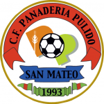 Escudo CF Panadería Pulido San Mateo equipo que juega en el campo de fútbol de San Mateo