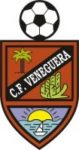 Escudo CF Veneguera equipo que juega en el campo de fútbol de Veneguera